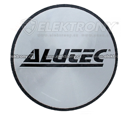 Krytky kolies, logá  Krytka s logom Alutec N25 Black 