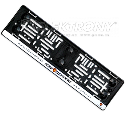 Reklamné predmety  Podložka ŠPZ ELEKTRONY® 