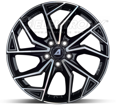 Alu kola Alutec ADX02 Black 7,5x18 5x112 ET45