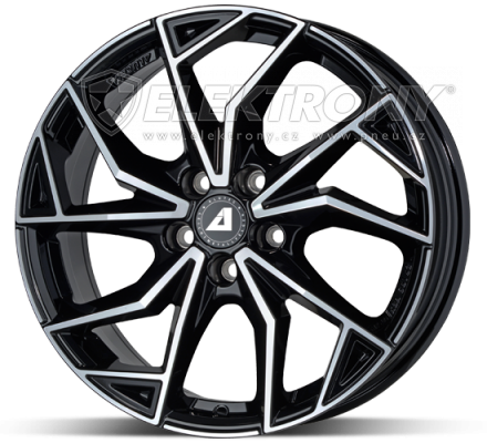 Alu kola Alutec ADX02 Black 7,5x18 5x112 ET45