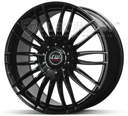 Alu kola Borbet CW3 FullBlack 8,5x19 5x114 ET40 66,1