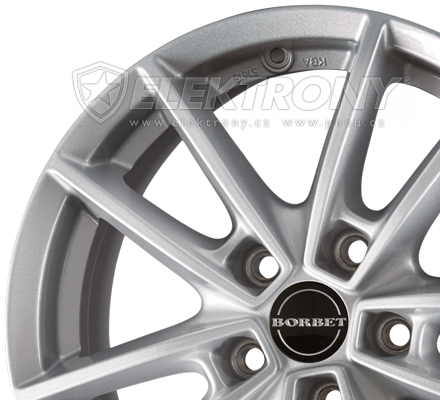 Alu kola Borbet W Silver