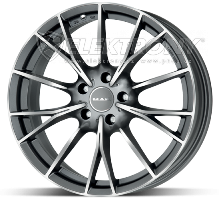 Alu kola Mak Fabrik GunMetal 9,5x19 5x112 ET44