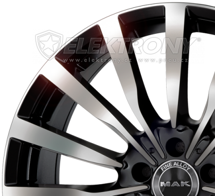 Alu kola Mak Krone Black 8x19 5x112 ET38