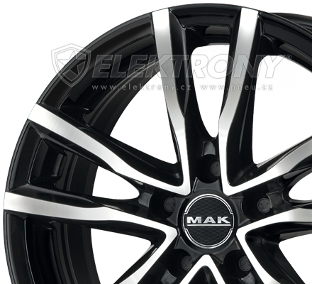 Alu kola MAK Milano Black