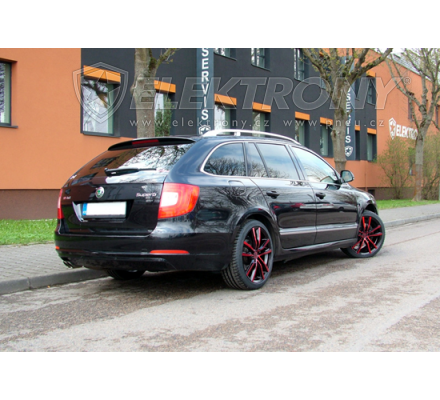 Alu kola MAK Milano Black Red