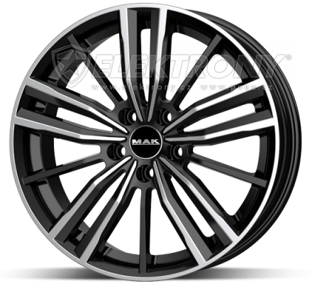 Alu kola Mak Vier Black 8x18 5x112 ET42