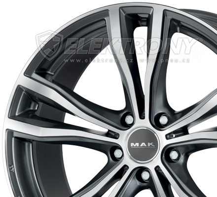 Alu kola MAK X-Mode GunMetal