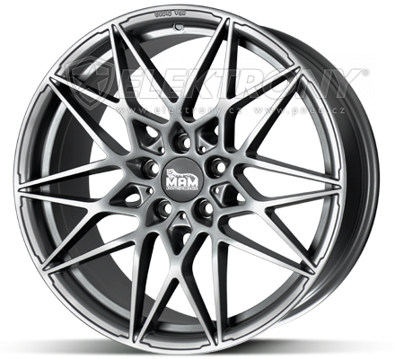 Alu kola MAM B2N PP 8,5x19 5x120 ET35