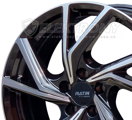 Alu kola Platin P107 Black 7,5x19 5x114 ET49,5