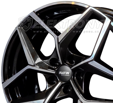 Alu kola Platin P128 Black 8x19 5x114 ET40
