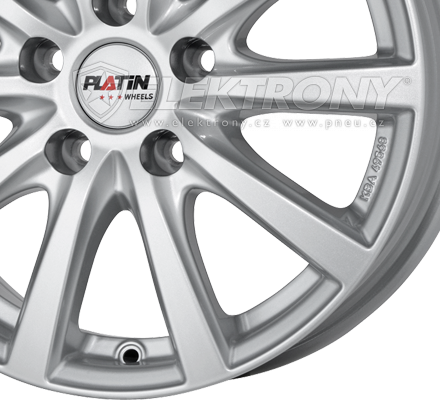 Alu kola Platin P69 BrightSilver 6,5x16 5x108 ET50