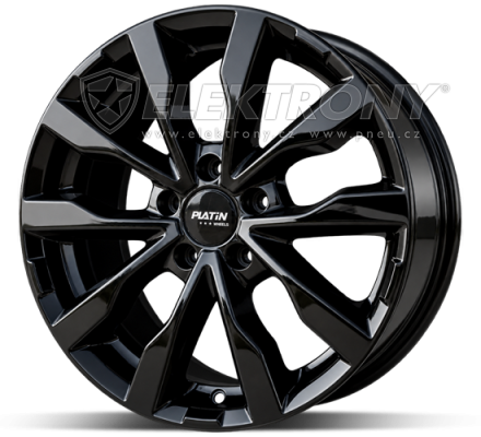 Alu kola Platin P86 GlossyBlack