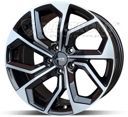 Alu kola Platin P97 Black 8x19 5x108 ET42