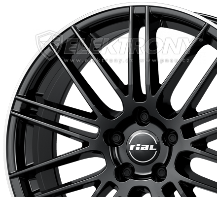Alu kola RIAL Kibo Black 9,5x21 5x112 ET53