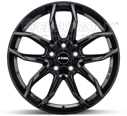 Alu kola RIAL Lucca FullBlack 6,5x16 4x98 ET37