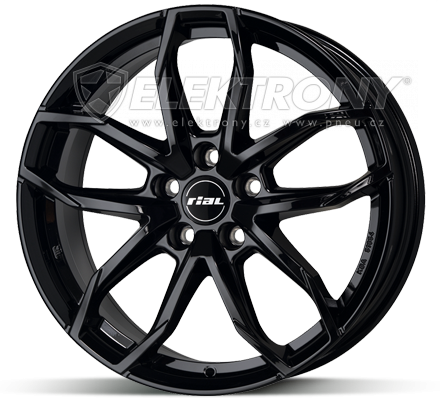 Alu kola RIAL Lucca FullBlack 6,5x16 4x98 ET37