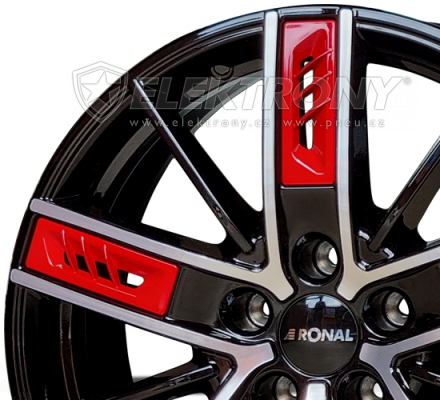 Alu kola RONAL R67 JB FC Red Left