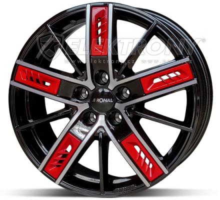 Alu kola RONAL R67 JB FC Red Left