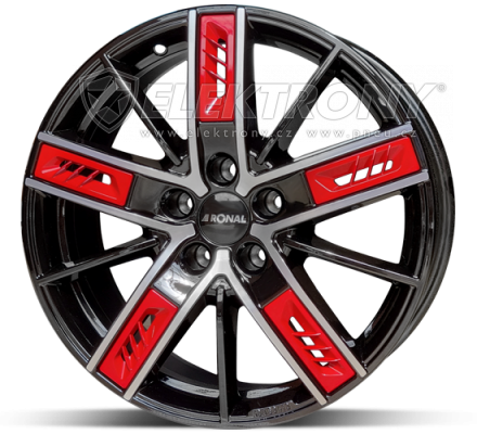 Alu kola RONAL R67 JB FC Red Right