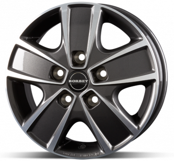 BORBET CWG Antracit Polished