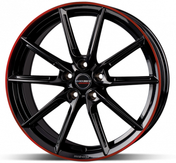 BORBET LX19 Black Red