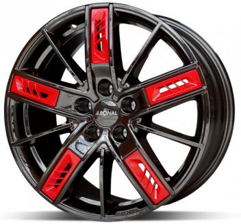 Ronal R67 JB Red Left