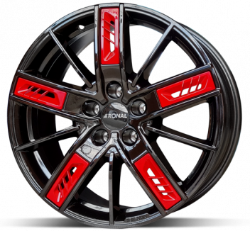Ronal R67 JB Red Right
